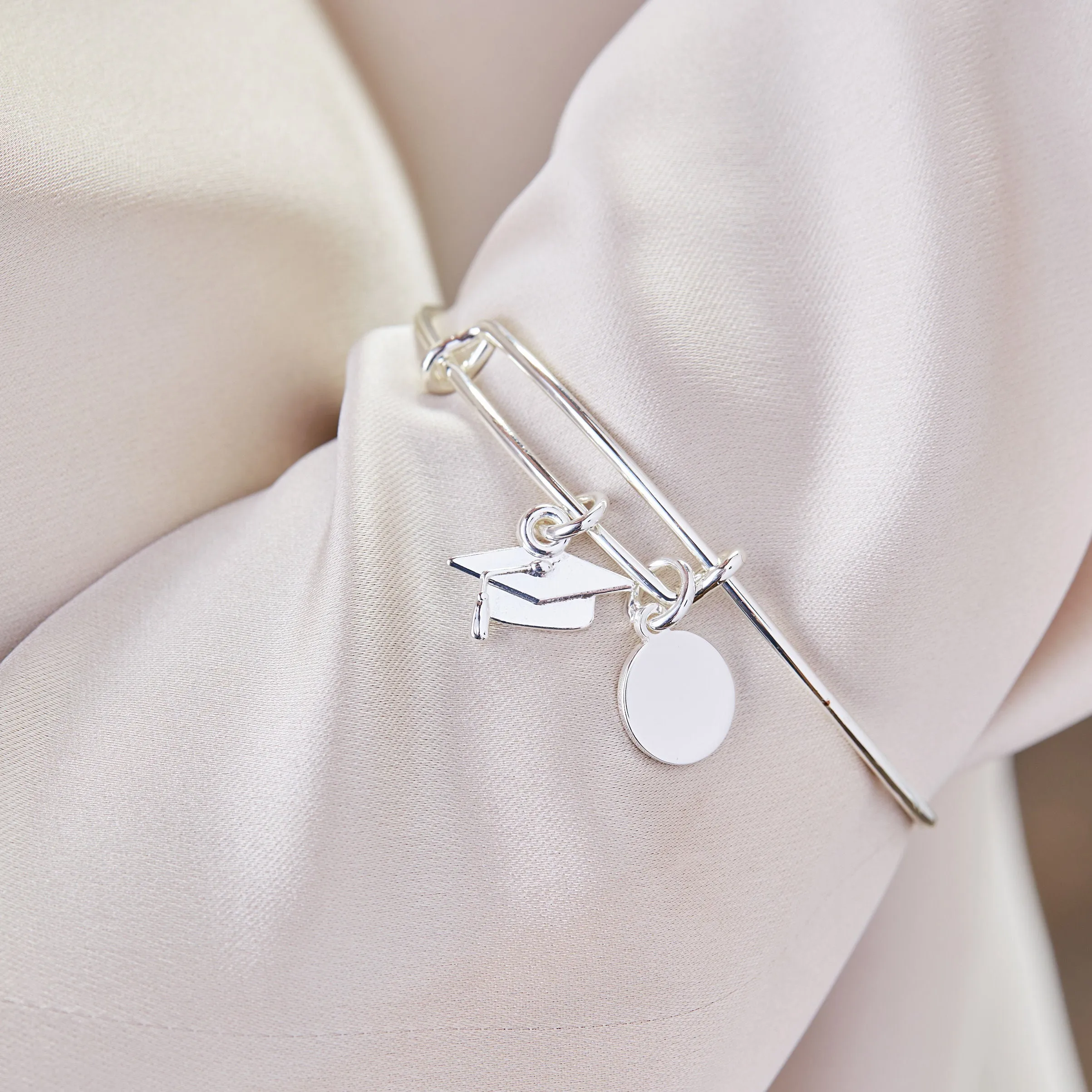 Graduation Cap Duo Charm Bangle sold by Alex and Ani product image thumbnail 2