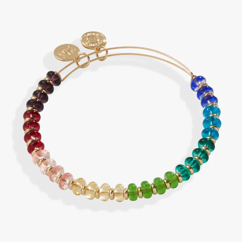 Rainbow Beaded Bangle sold by Alex and Ani
