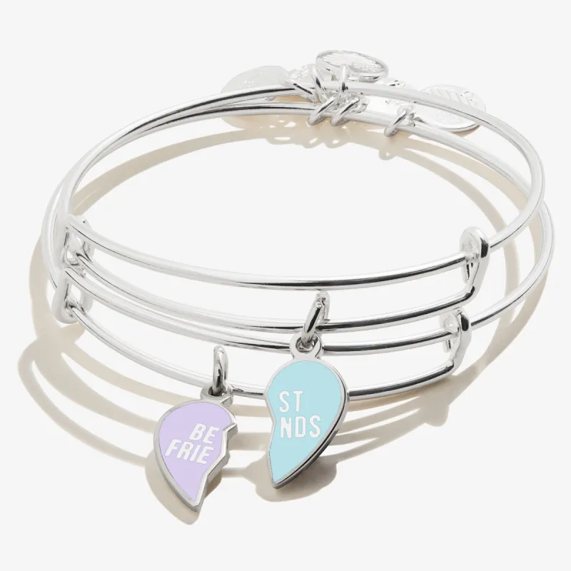 Best Friend Charm Bangles, Purple + Blue, Set of 2 sold by Alex and Ani
