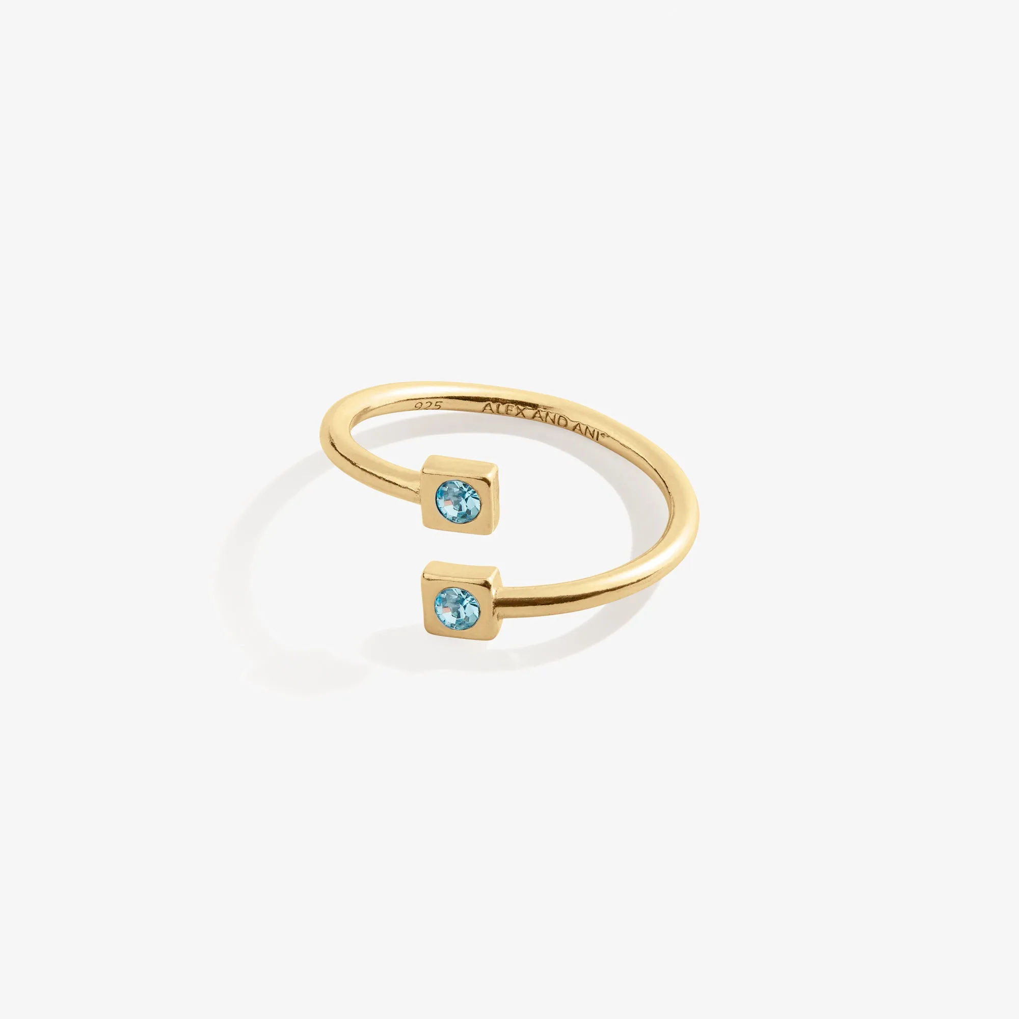 March Birthstone Aquamarine Ring Wrap sold by Alex and Ani product image thumbnail 2
