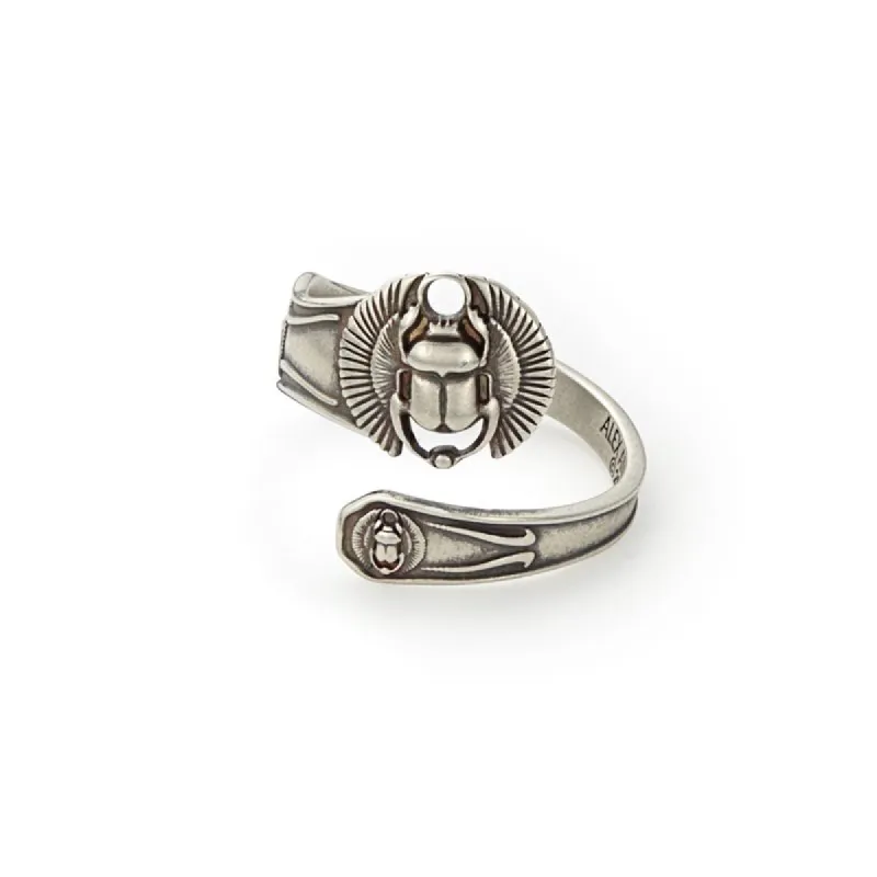 Scarab Spoon Ring made by Alex and Ani
