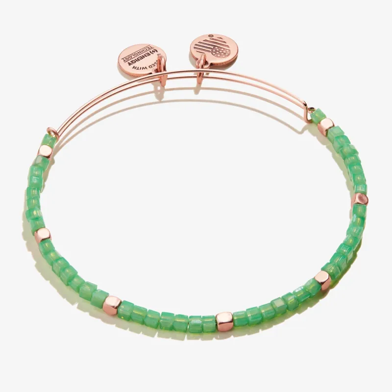 Gaiety Beaded Bangle, Lime Green sold by Alex and Ani