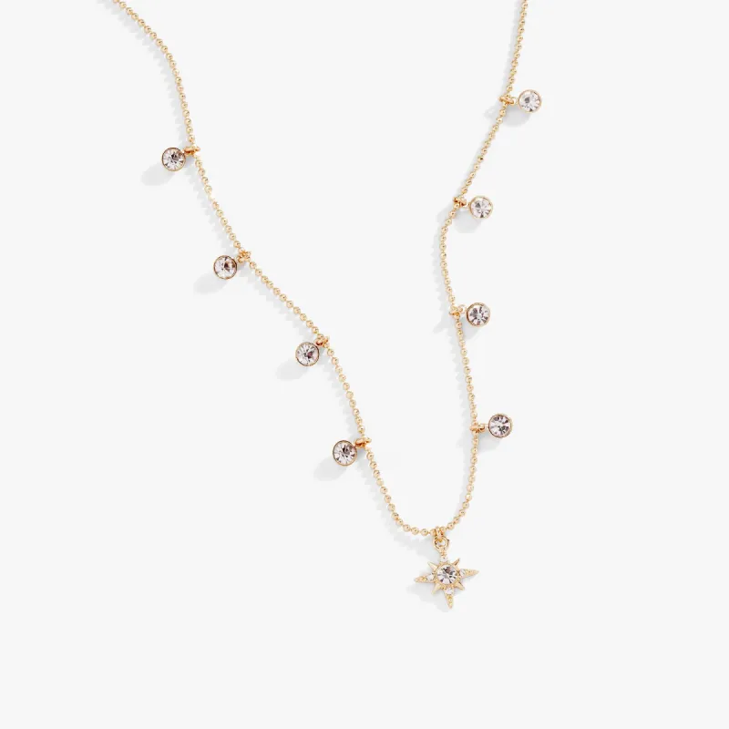 Crystal Starburst Drop Necklace sold by Alex and Ani