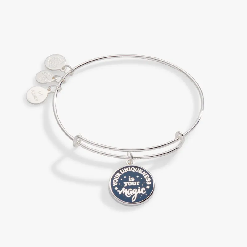 'Your Uniqueness is Your Magic' Charm Bangle sold by Alex and Ani