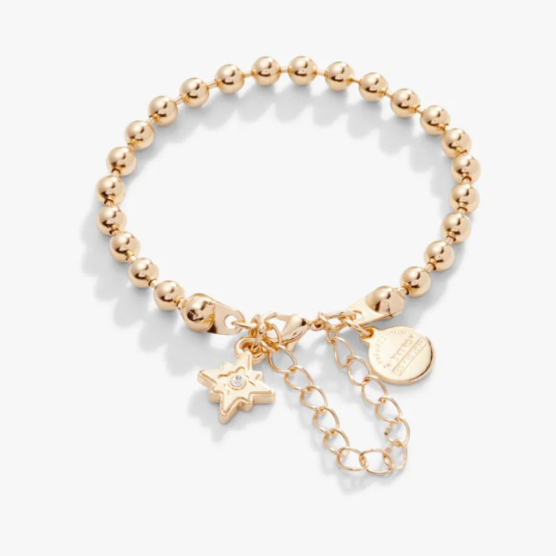 North Star Adjustable Ball Chain Bracelet sold by Alex and Ani