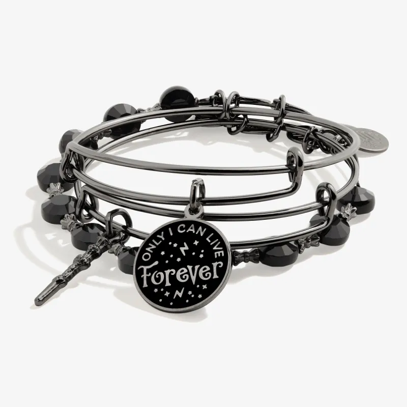 Harry Potter™ Voldemort Bangle Bracelets, Set of 3 sold by Alex and Ani