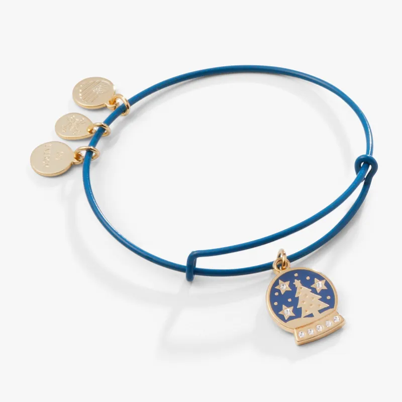Snow Globe Charm Bangle Bracelet, Blue sold by Alex and Ani