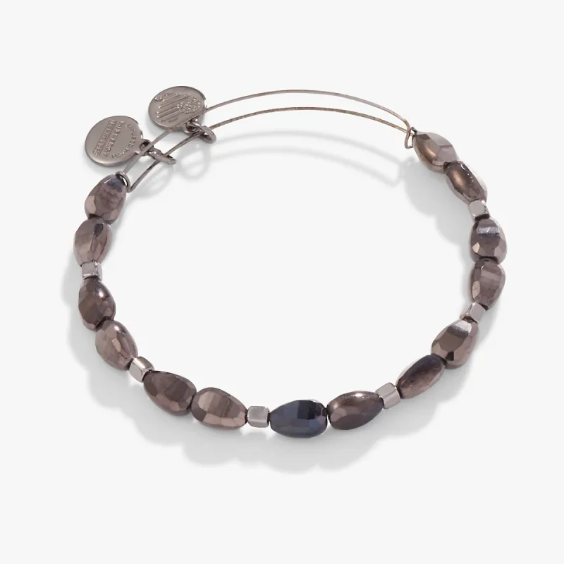 Radiant Beaded Bangle, Onyx sold by Alex and Ani