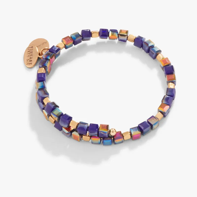 Dazzle Beaded Wrap, Royal Blue sold by Alex and Ani