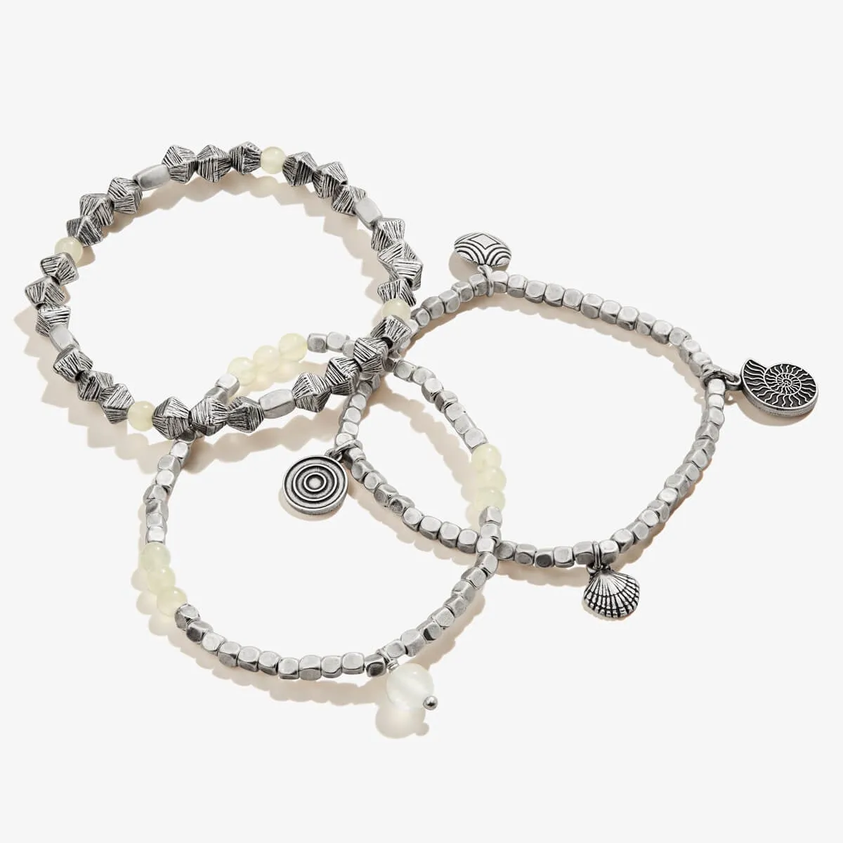 Nautilus + Ocean Beach Multi-Charm Stretch Bracelets, Set of 3 sold by Alex and Ani product image thumbnail 2