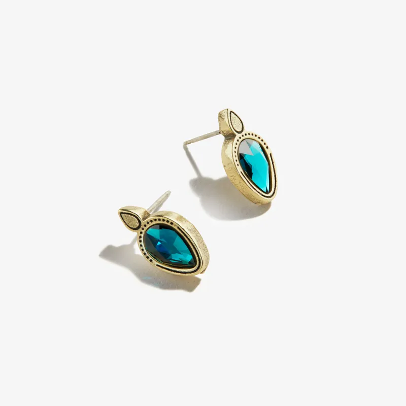 Crystal Stud Earrings, Emerald Pear sold by Alex and Ani
