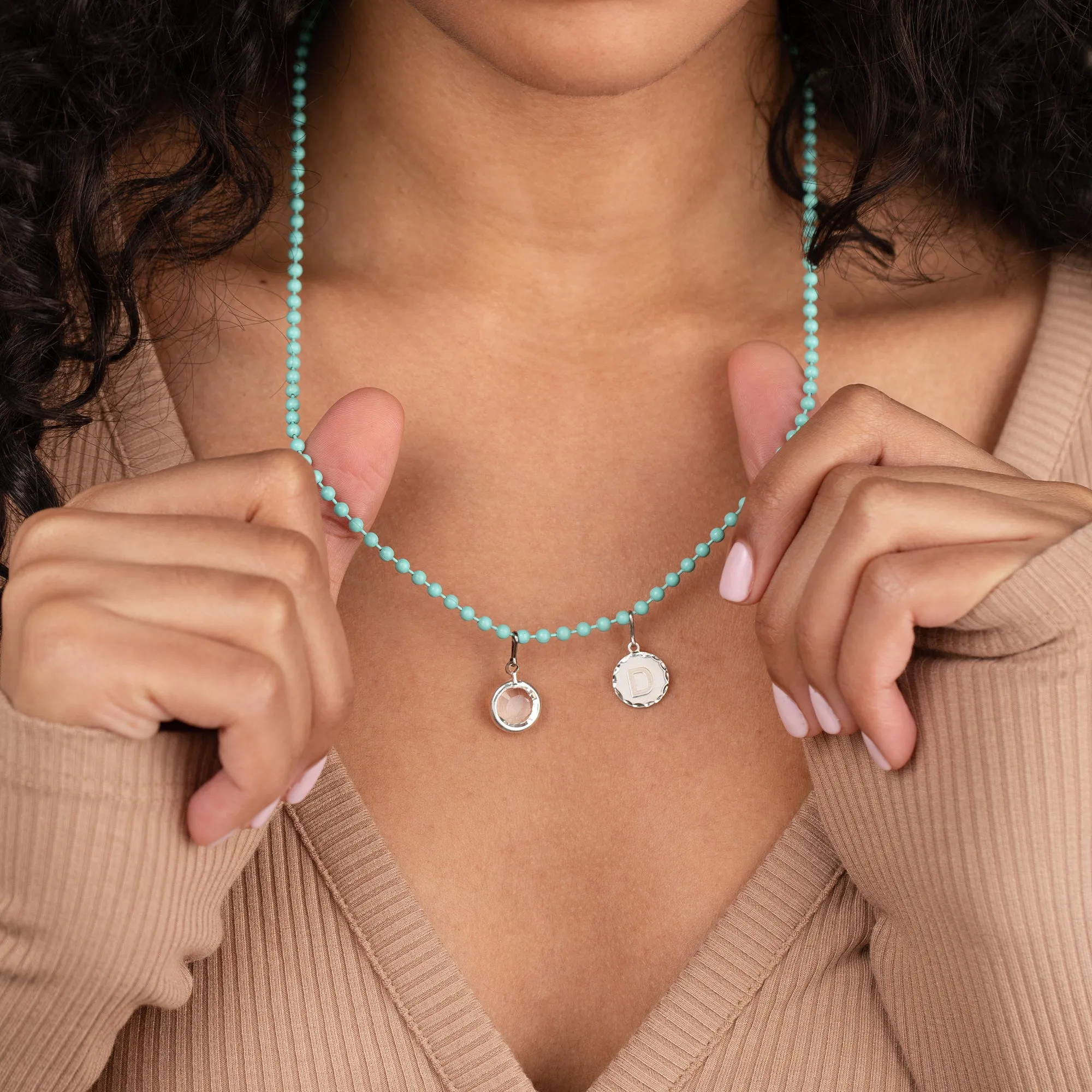 Ball Chain Necklace, Turquoise sold by Alex and Ani product image thumbnail 4
