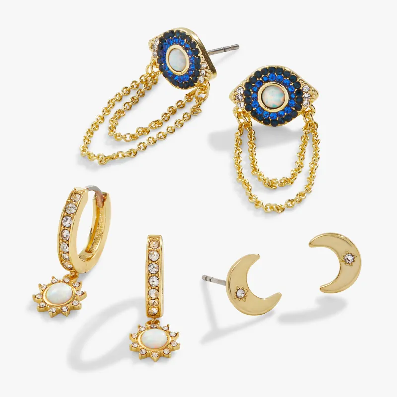 Evil Eye + Celestial Earring Set sold by Alex and Ani