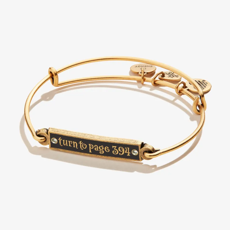 Harry Potter™ 'Turn to Page 394' Inline Charm Bangle sold by Alex and Ani