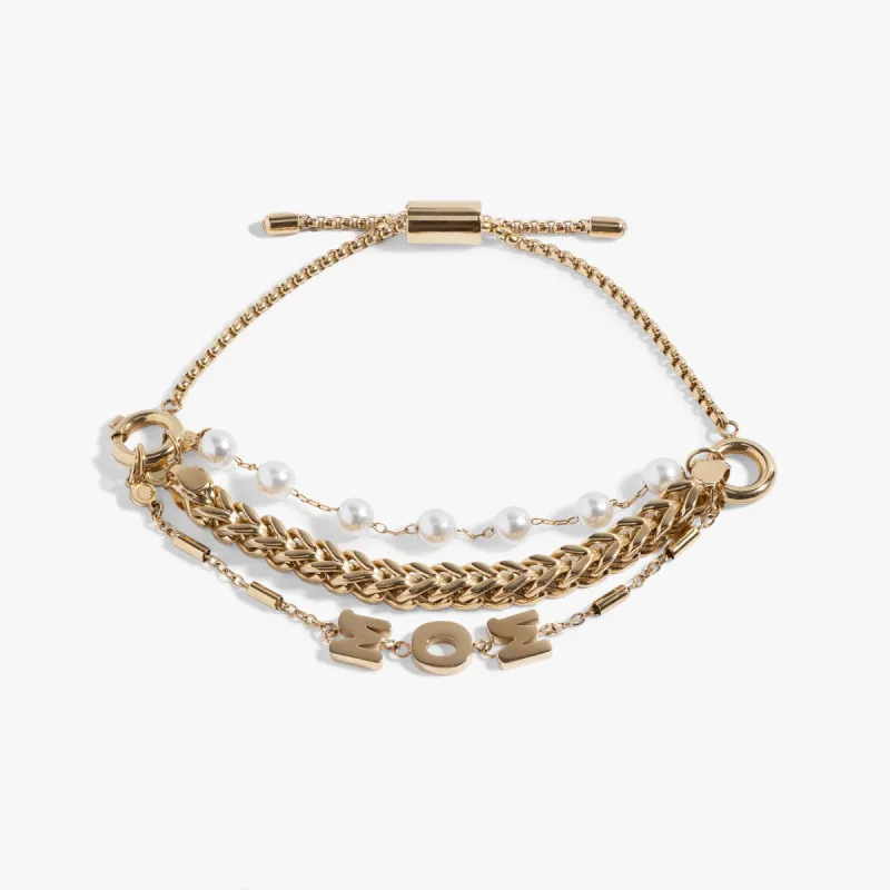 Mom Pearl Stranded™ Bracelet Set sold by Alex and Ani