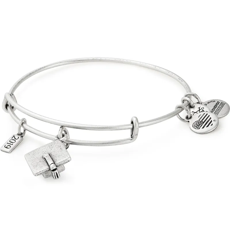 Class of 2019 Graduation Cap Charm Bangle sold by Alex and Ani