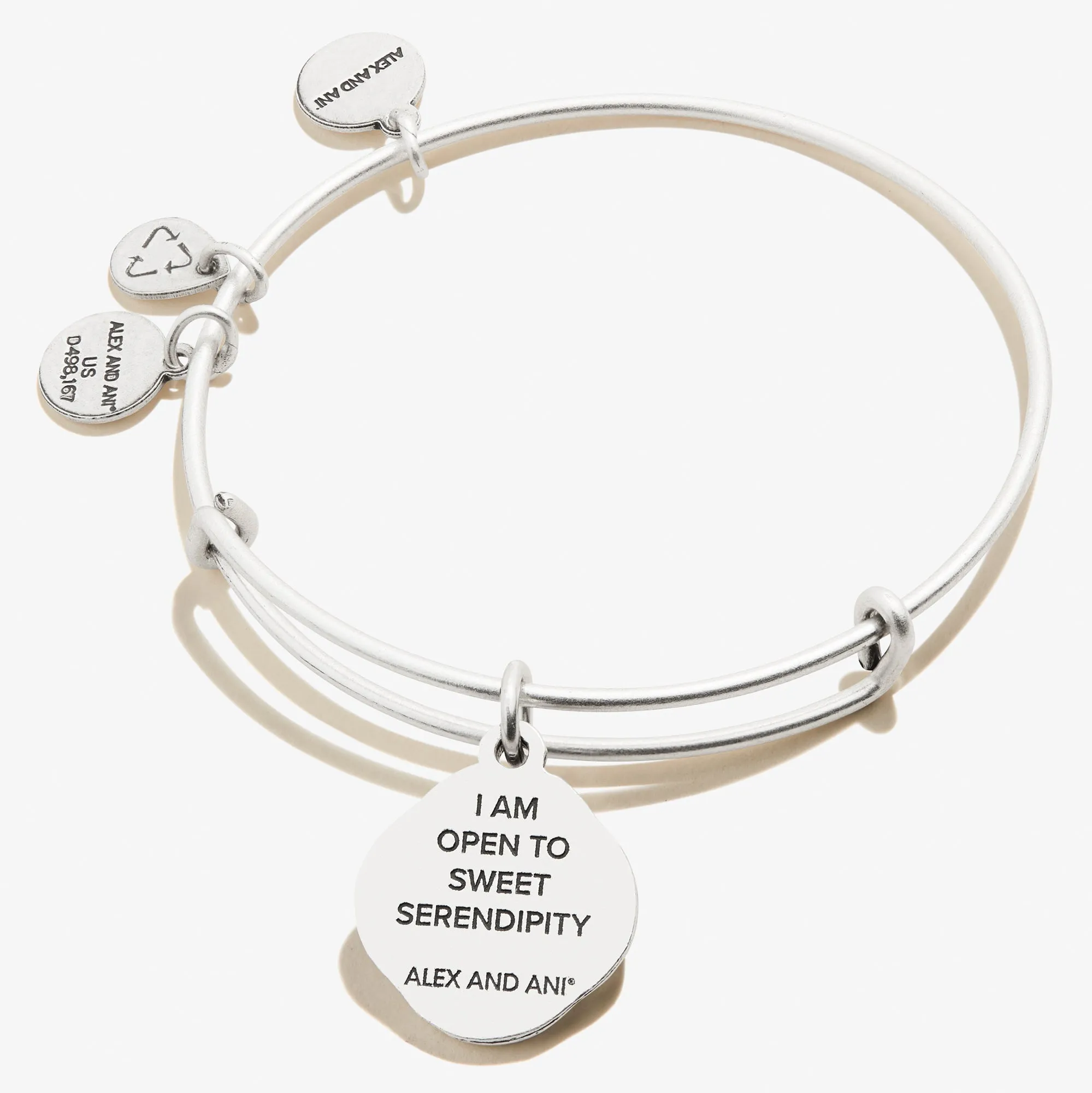 Four Leaf Clover Charm Bangle, 'Sweet Serendipity' sold by Alex and Ani product image thumbnail 2