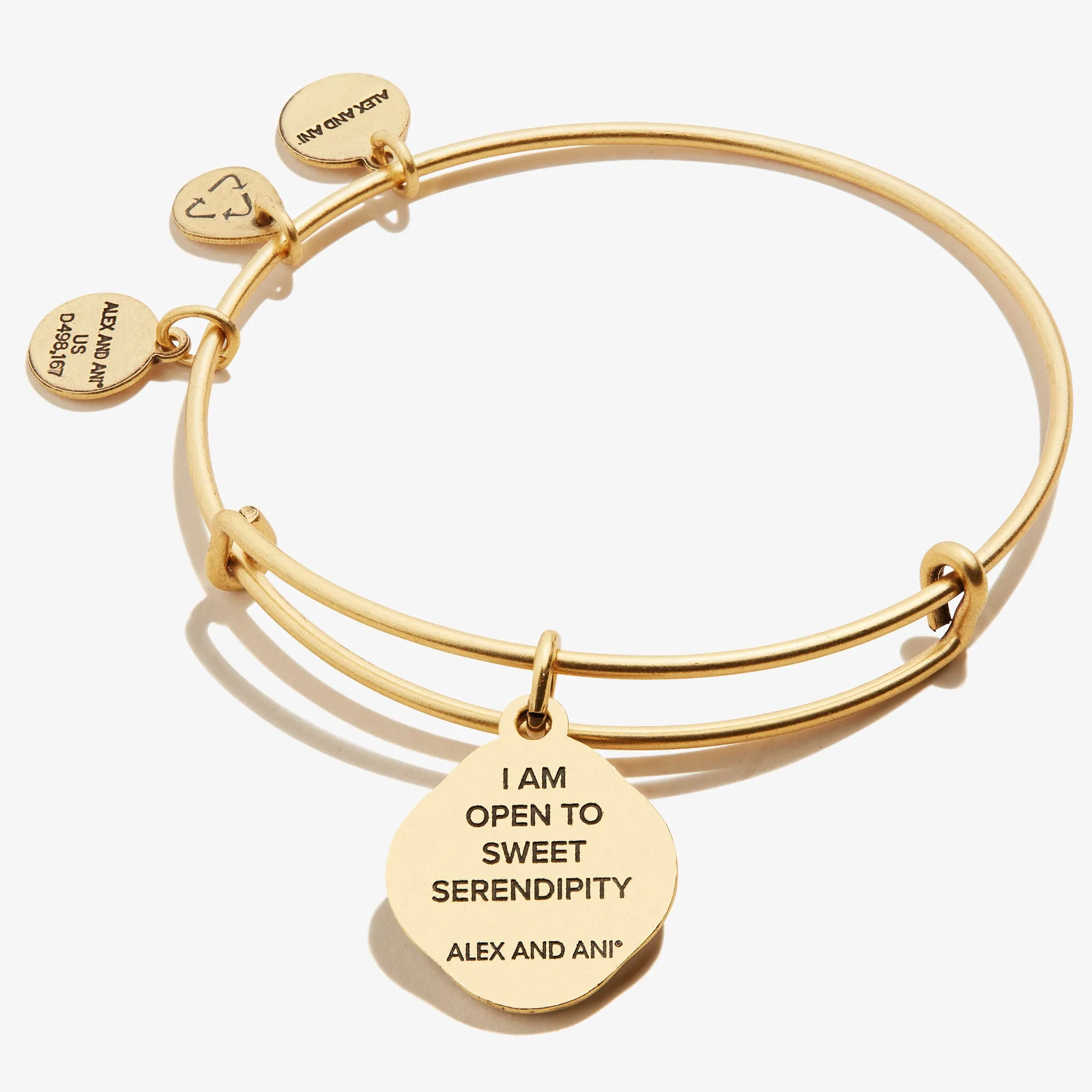 Four Leaf Clover Charm Bangle, 'Sweet Serendipity' sold by Alex and Ani product image thumbnail 5