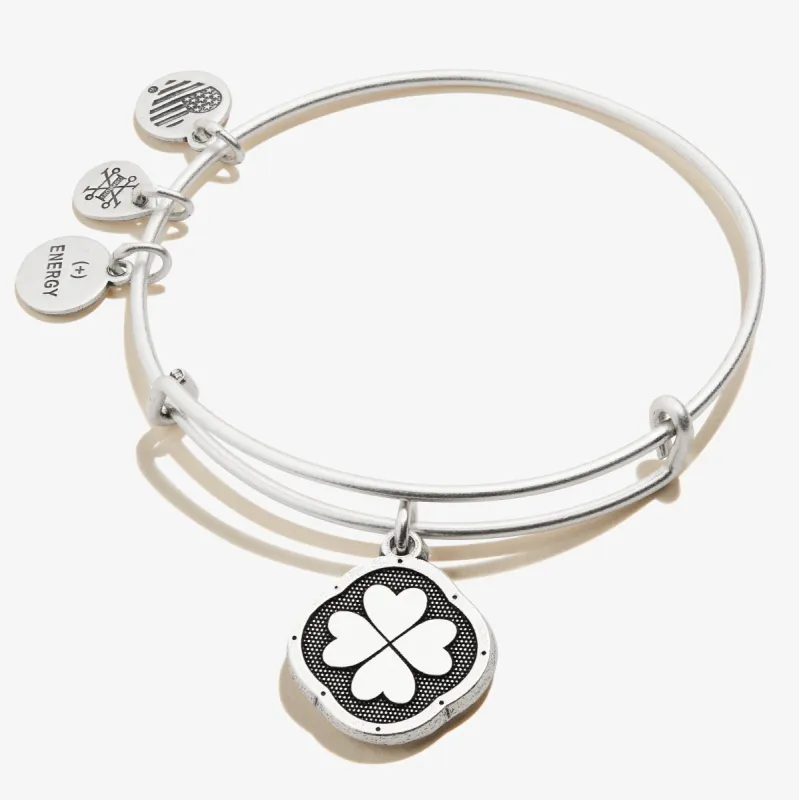 Four Leaf Clover Charm Bangle, 'Sweet Serendipity' sold by Alex and Ani