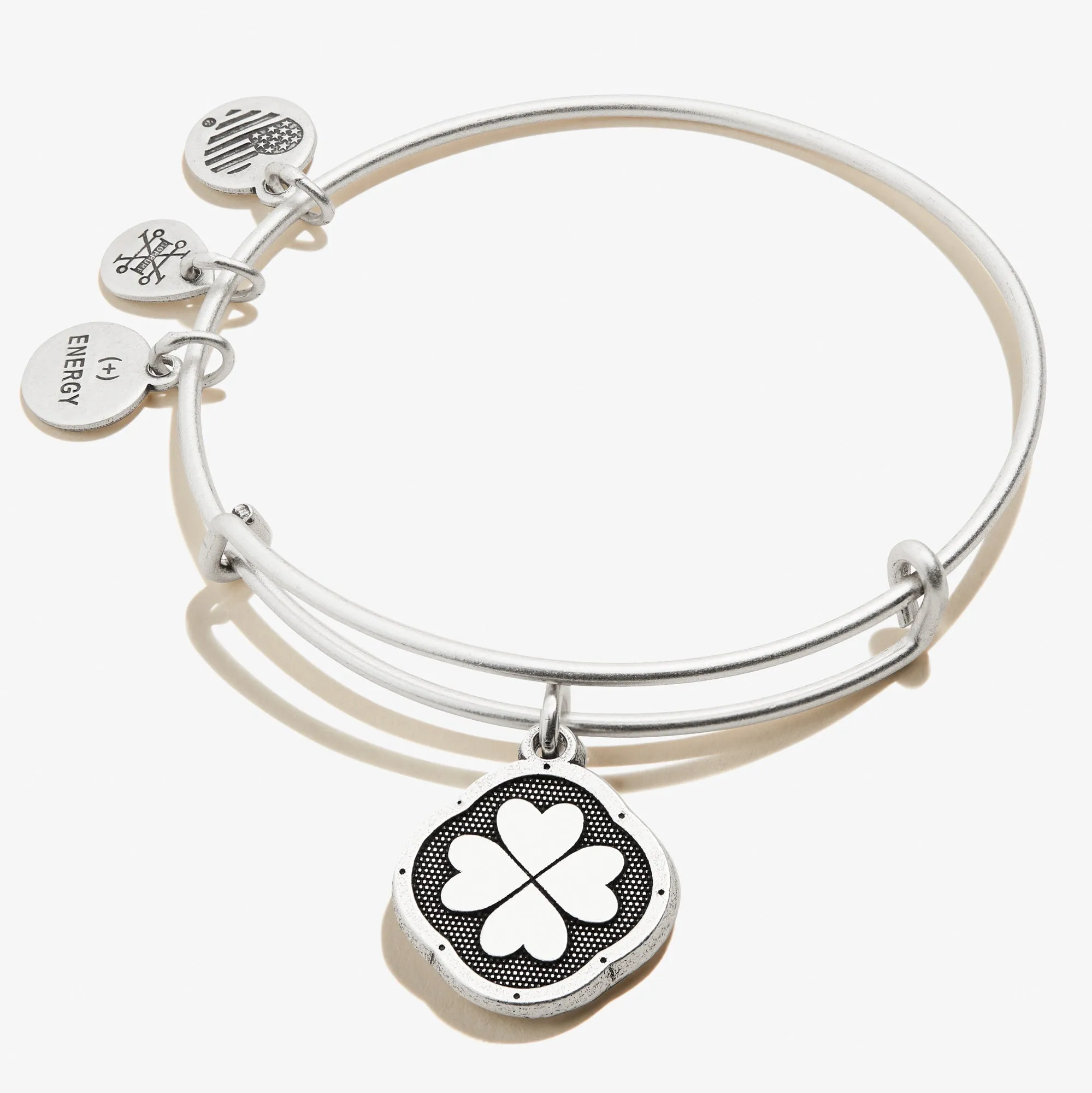 Four Leaf Clover Charm Bangle, 'Sweet Serendipity' sold by Alex and Ani