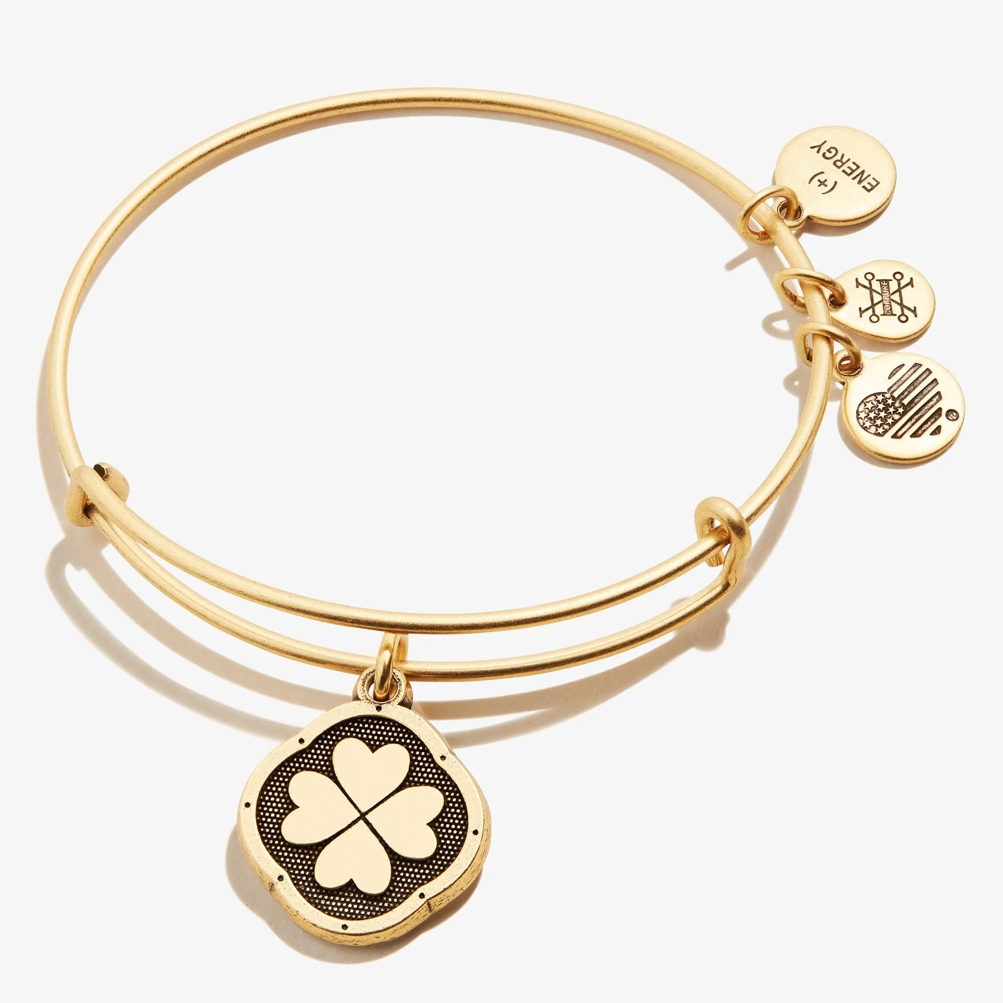Four Leaf Clover Charm Bangle, 'Sweet Serendipity' sold by Alex and Ani product image thumbnail 4