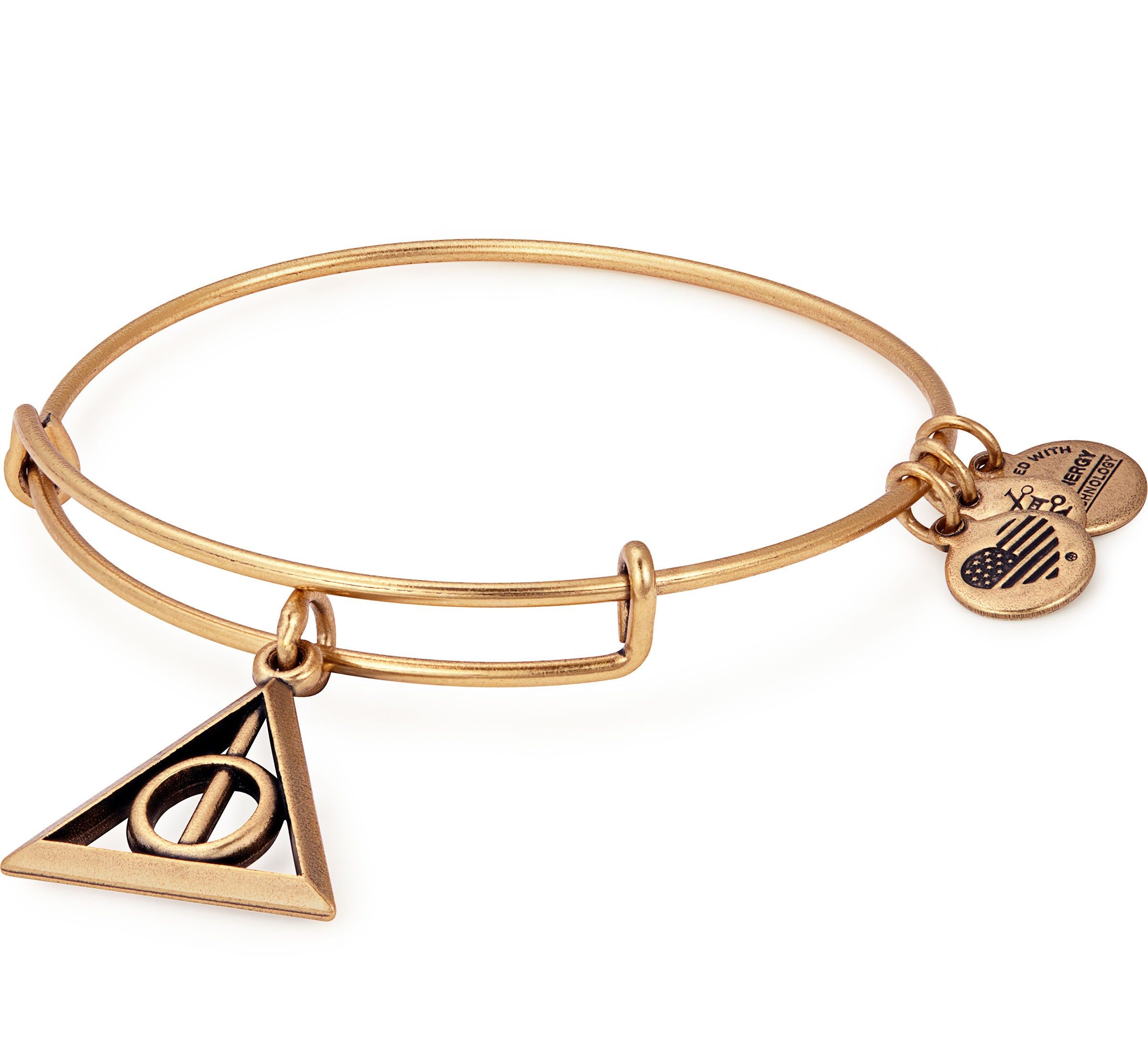 Harry Potter™ Deathly Hallows Charm Bangle sold by Alex and Ani