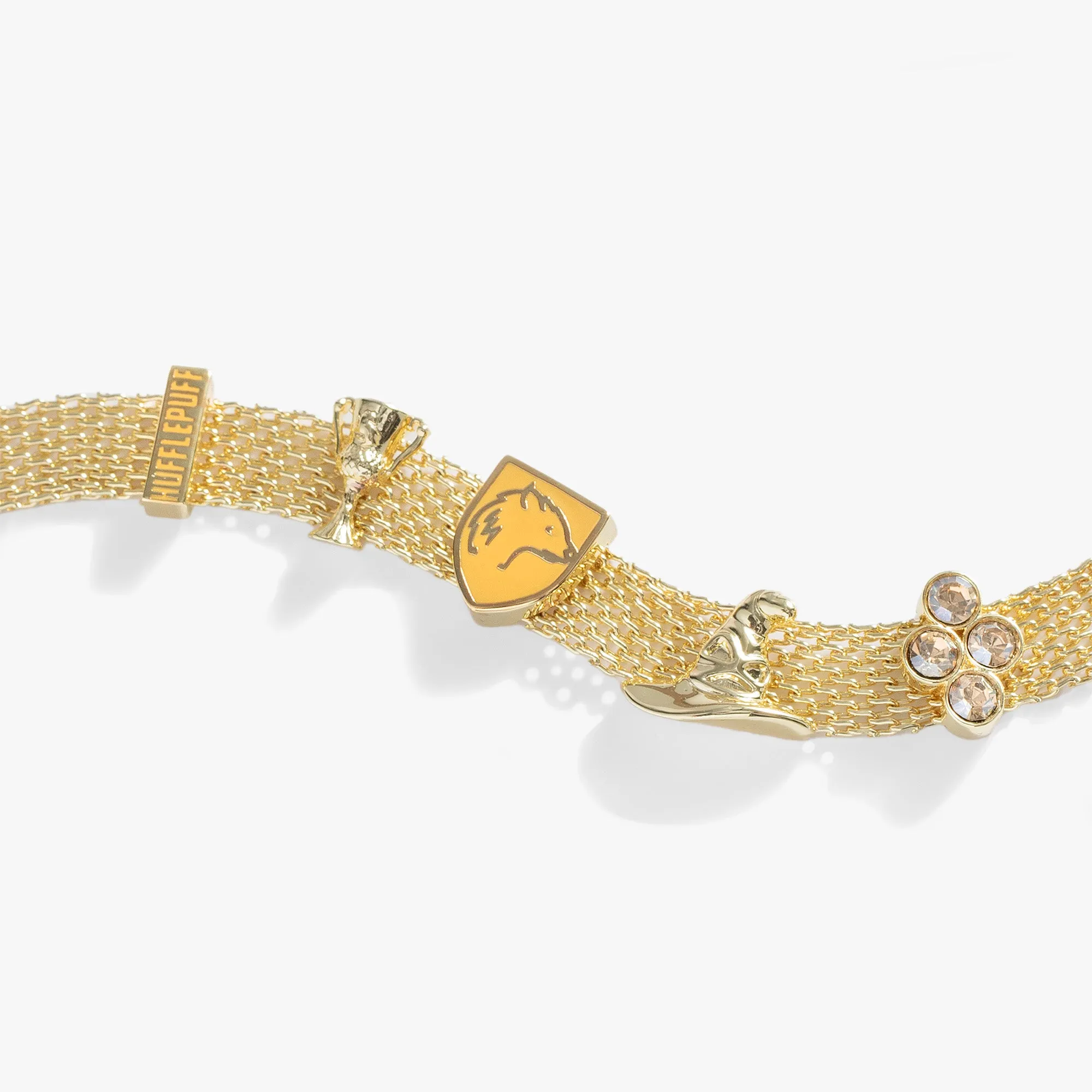 Harry Potter™ Hufflepuff Mesh Charm Bracelet sold by Alex and Ani product image thumbnail 2