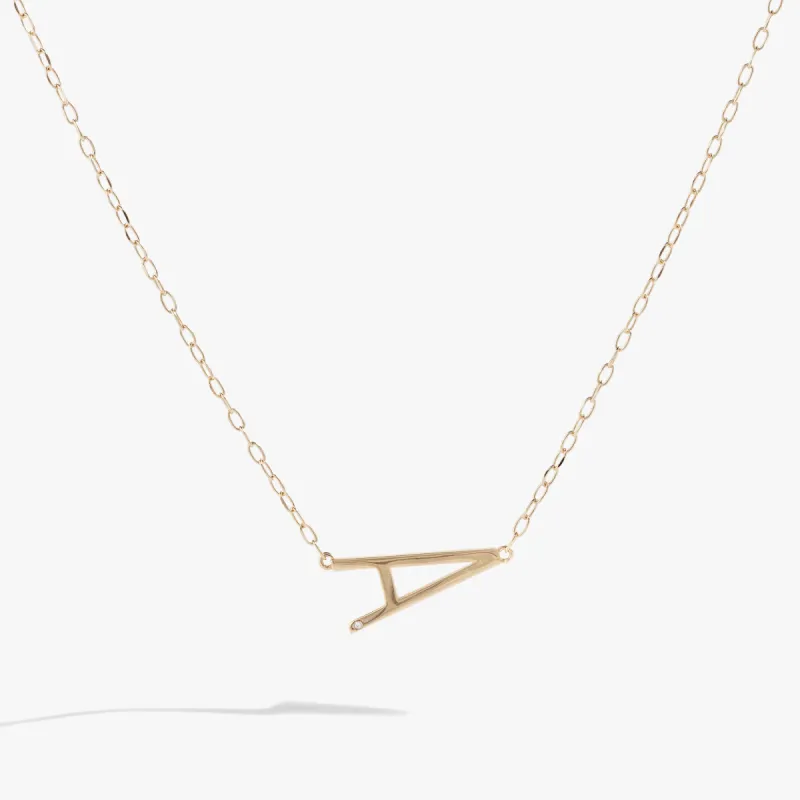 Initial A Precious Elongated Necklace sold by Alex and Ani