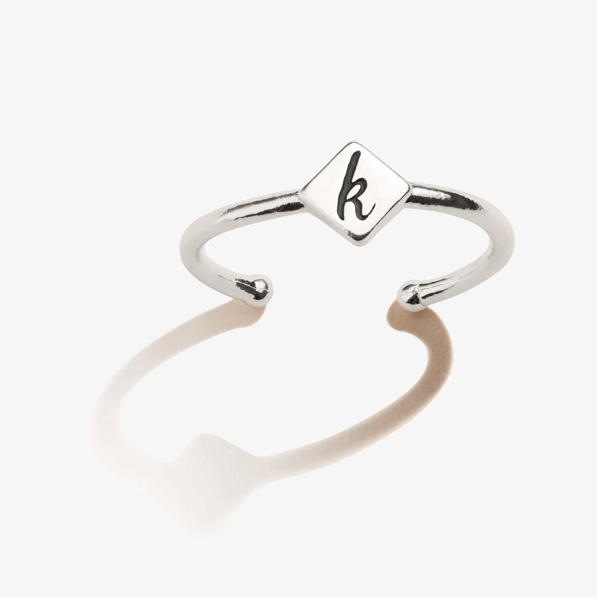 Initial K Ring sold by Alex and Ani
