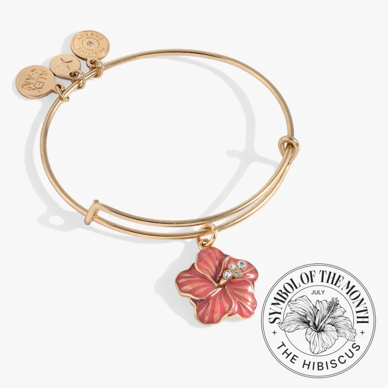 Hibiscus Charm Bangle sold by Alex and Ani