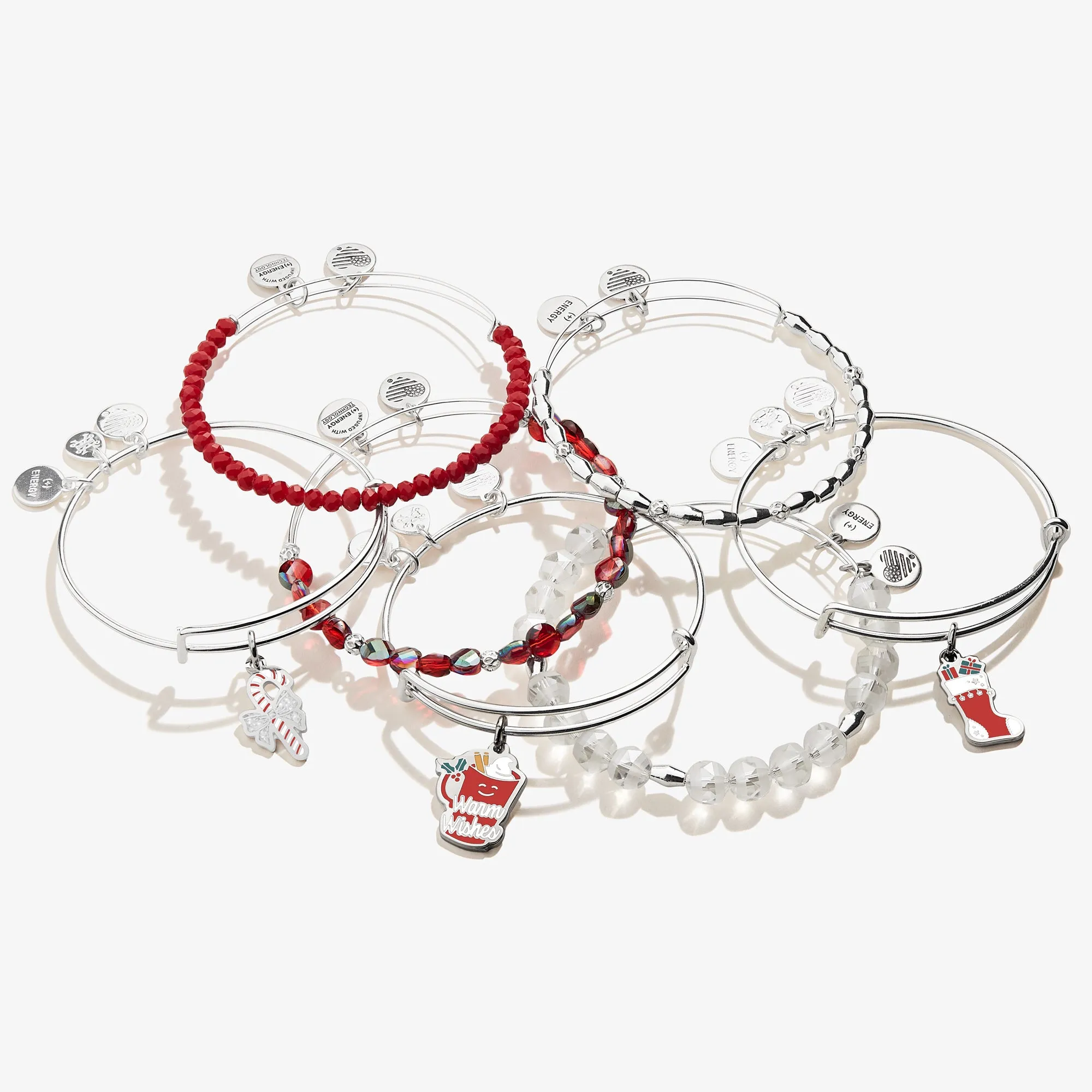 'Warm Wishes' Charm Bangle, Set of 7 sold by Alex and Ani product image thumbnail 2