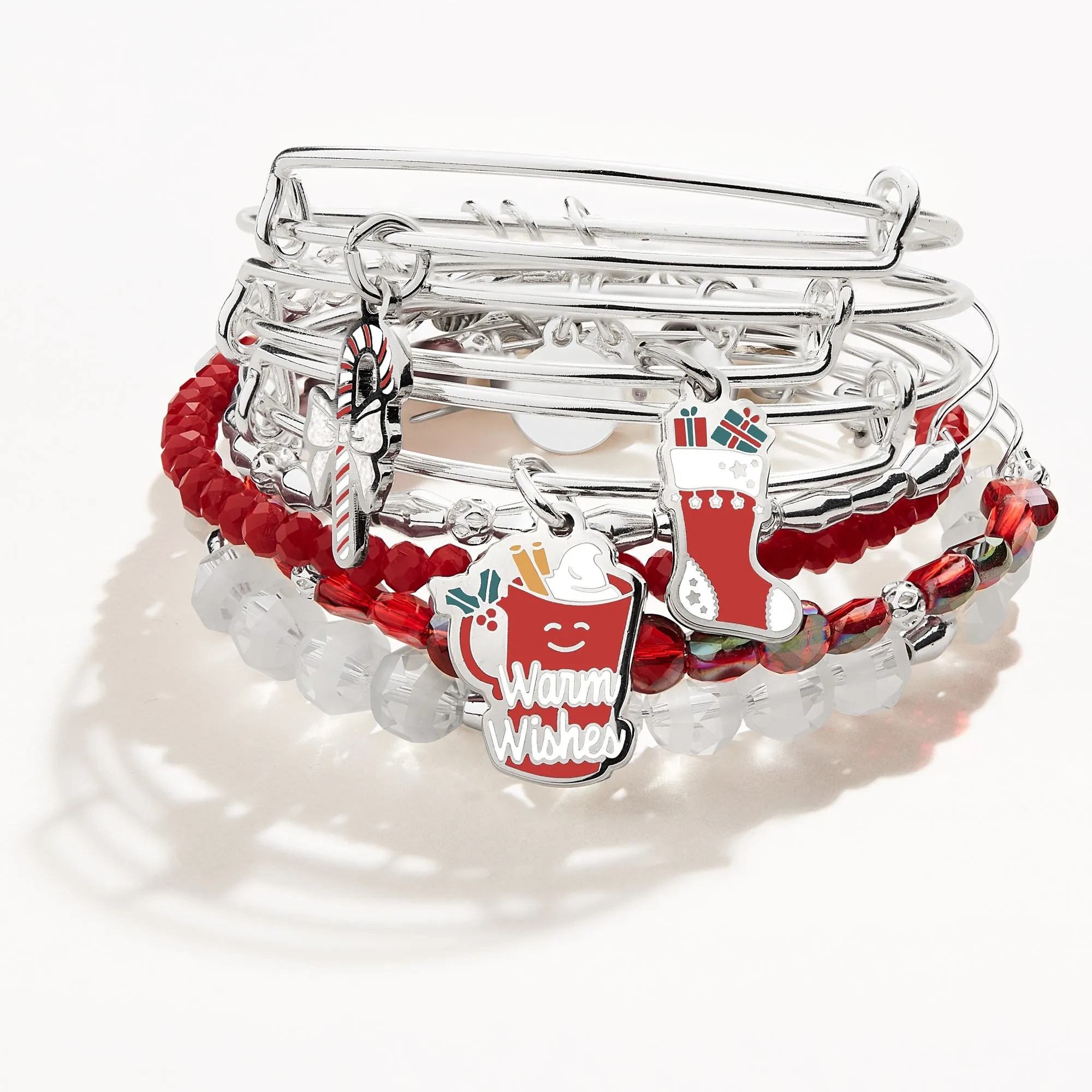 'Warm Wishes' Charm Bangle, Set of 7 sold by Alex and Ani