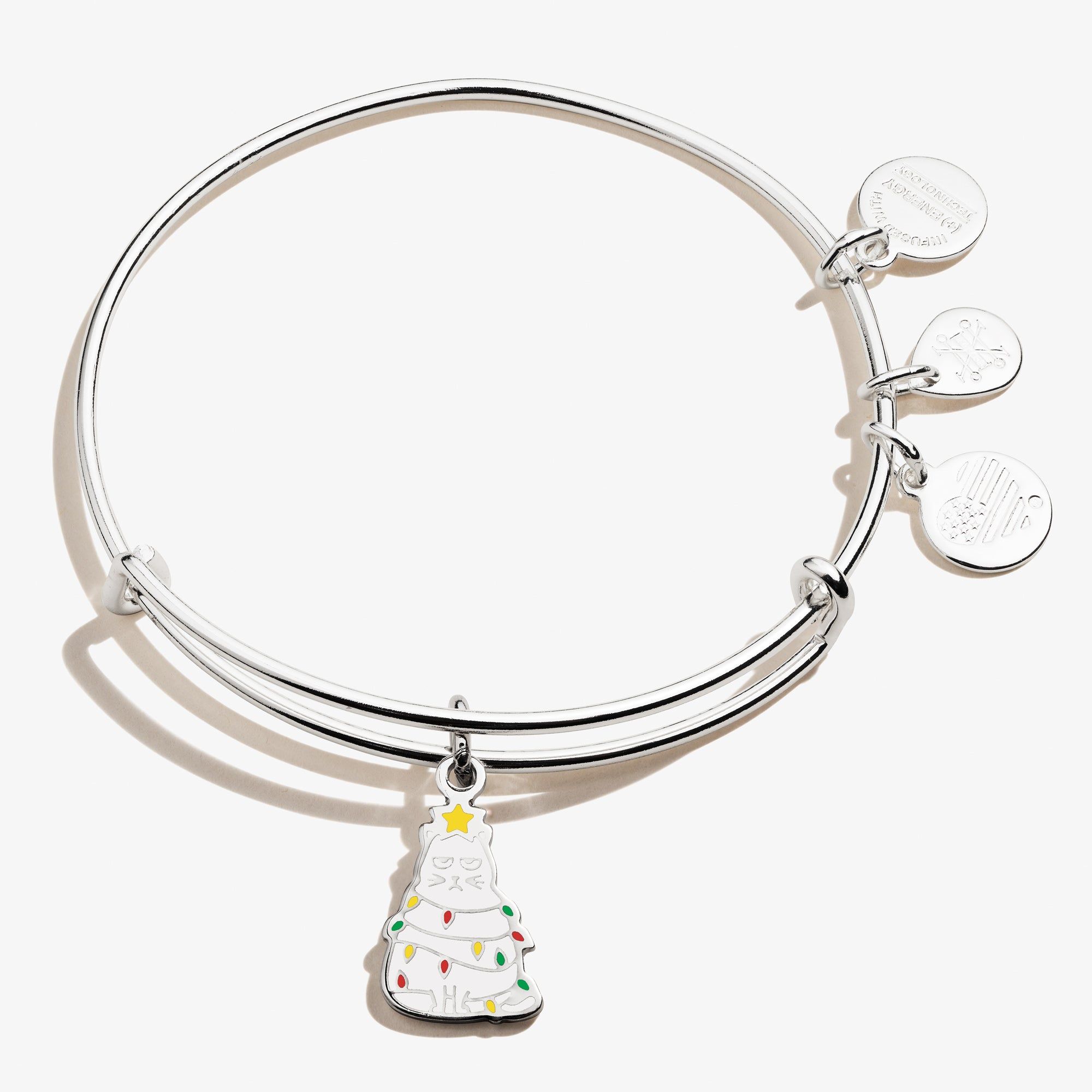 Holiday Cat Charm Bangle, Color sold by Alex and Ani