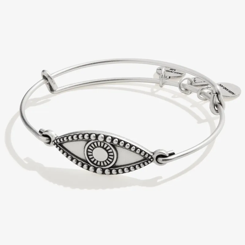 Spiritual Armor Evil Eye Inline Charm Bangle sold by Alex and Ani