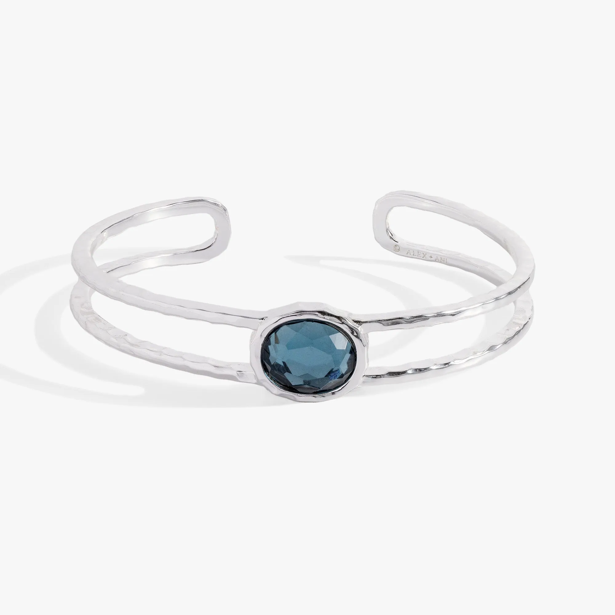 Crystal Hammered Cuff Bracelet sold by Alex and Ani product image thumbnail 3