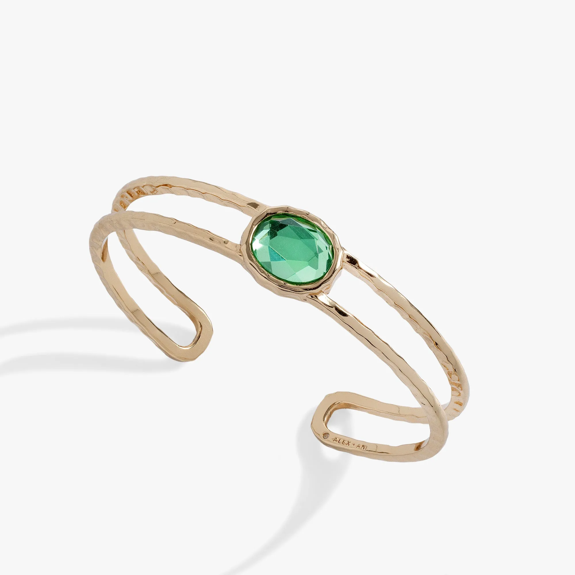 Crystal Hammered Cuff Bracelet sold by Alex and Ani product image thumbnail 2