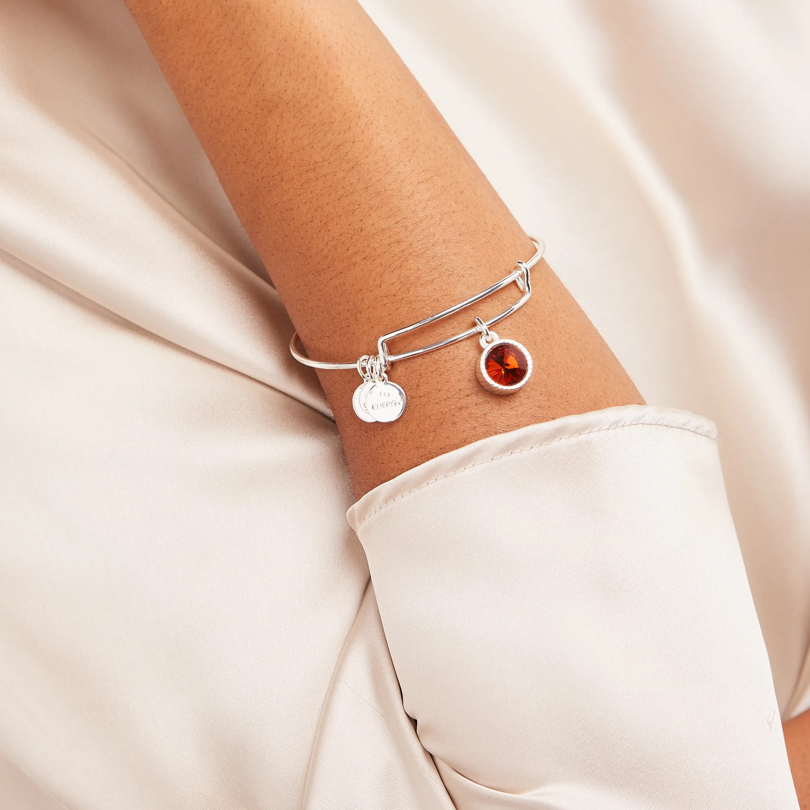 November Birthstone Charm Bangle, Topaz sold by Alex and Ani product image thumbnail 2