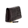 Fold Over Leather Clutch, Black sold by Alex and Ani