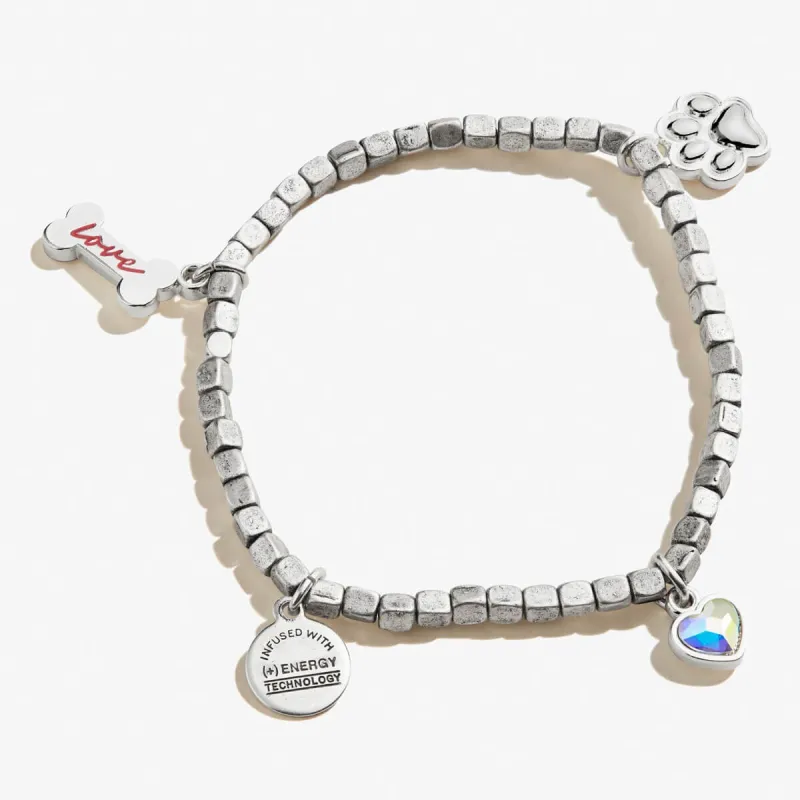 Prints of Love Multi-Charm Stretch Bracelet sold by Alex and Ani