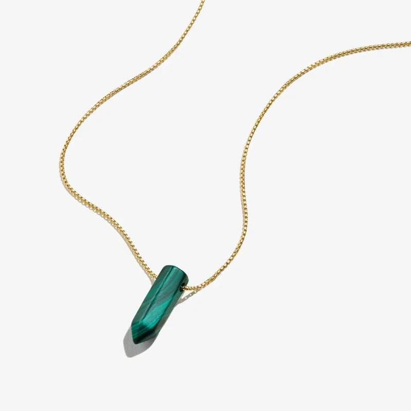 Malachite Gemstone Necklace sold by Alex and Ani