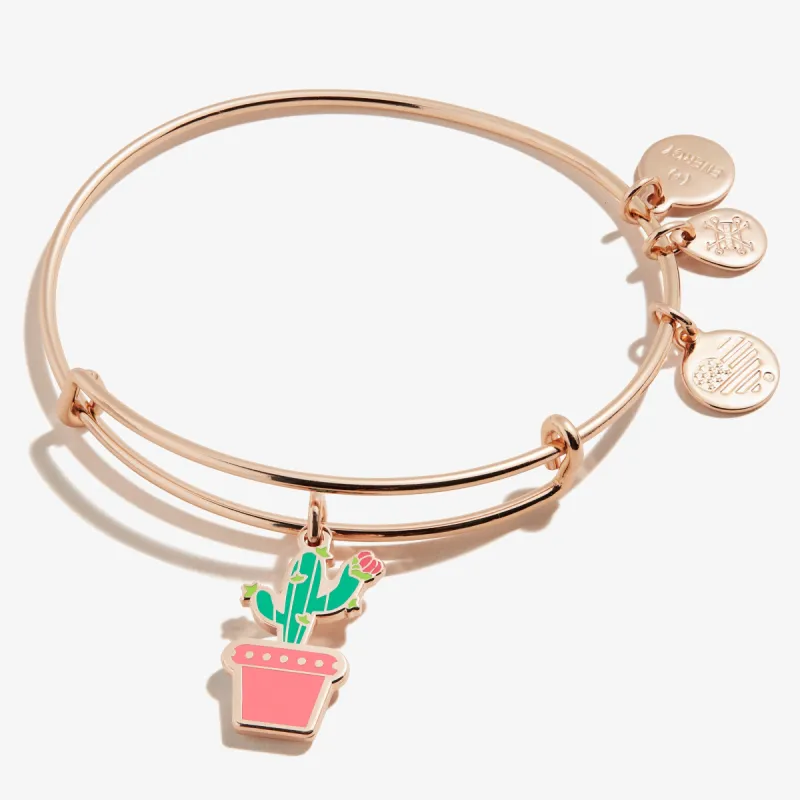 Cactus Charm Bangle made by Alex and Ani