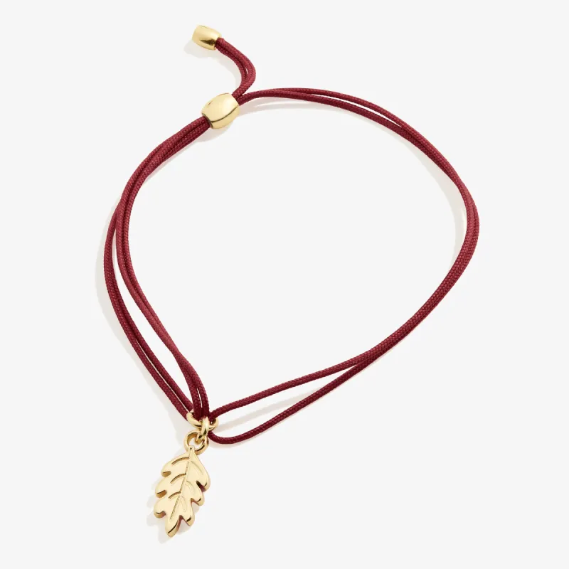 Leaf Charm Cord Bracelet sold by Alex and Ani