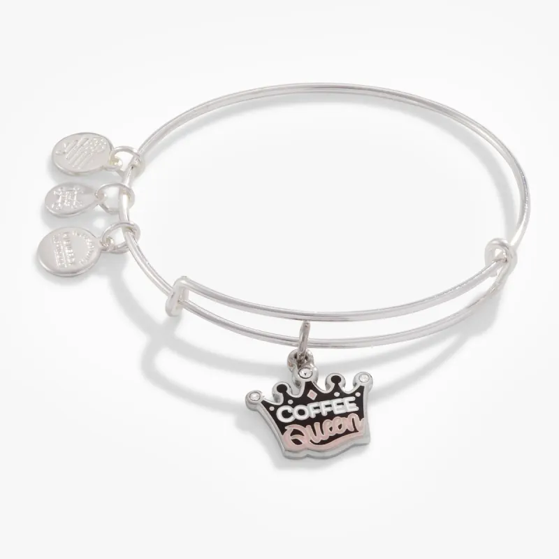 'Coffee Queen' Charm Bangle Bracelet sold by Alex and Ani