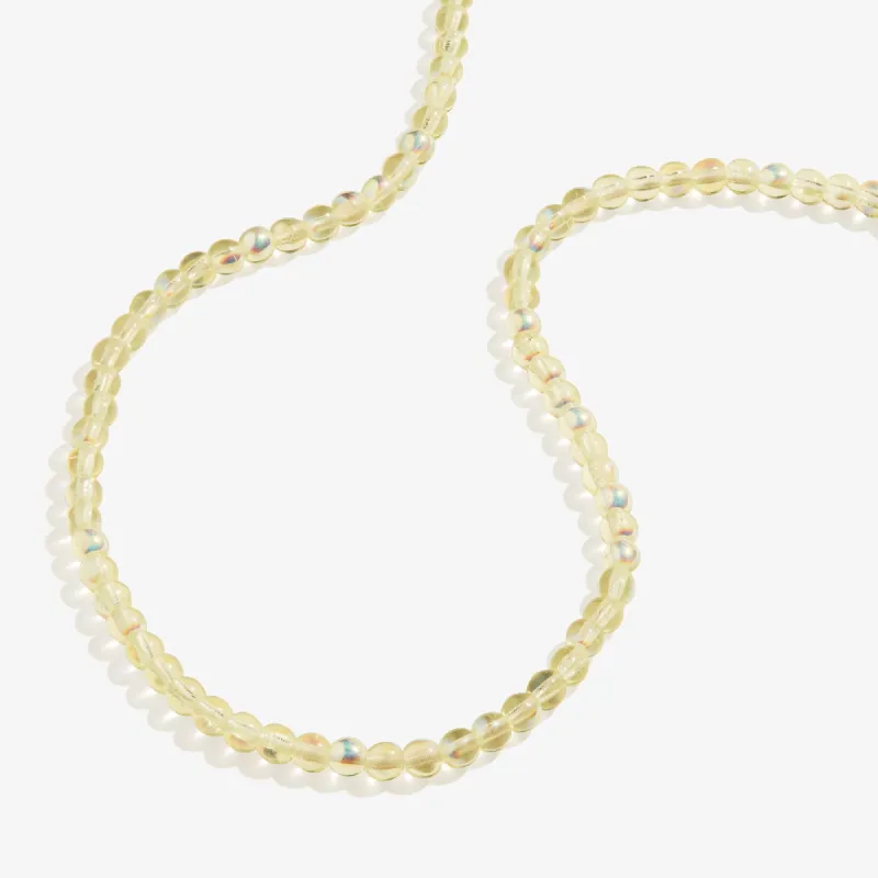 Sunshine Yellow Beaded Necklace, Adjustable sold by Alex and Ani