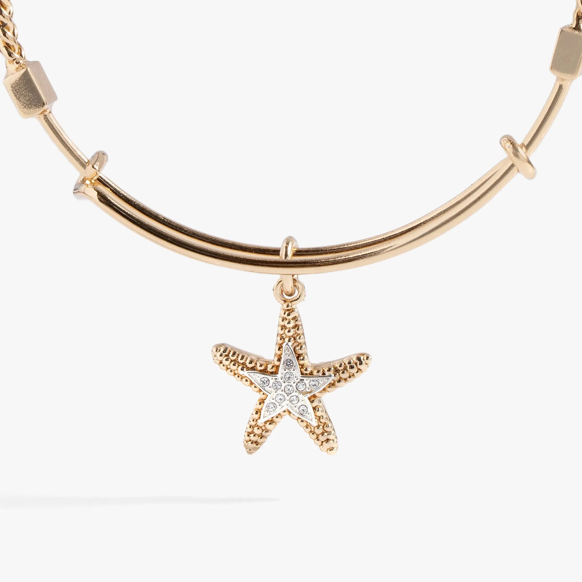 Textured Starfish Charm Bangle sold by Alex and Ani product image thumbnail 2