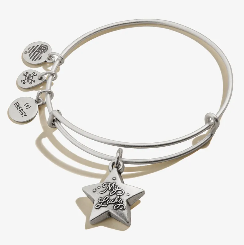 My Lucky Star Charm Bangle sold by Alex and Ani
