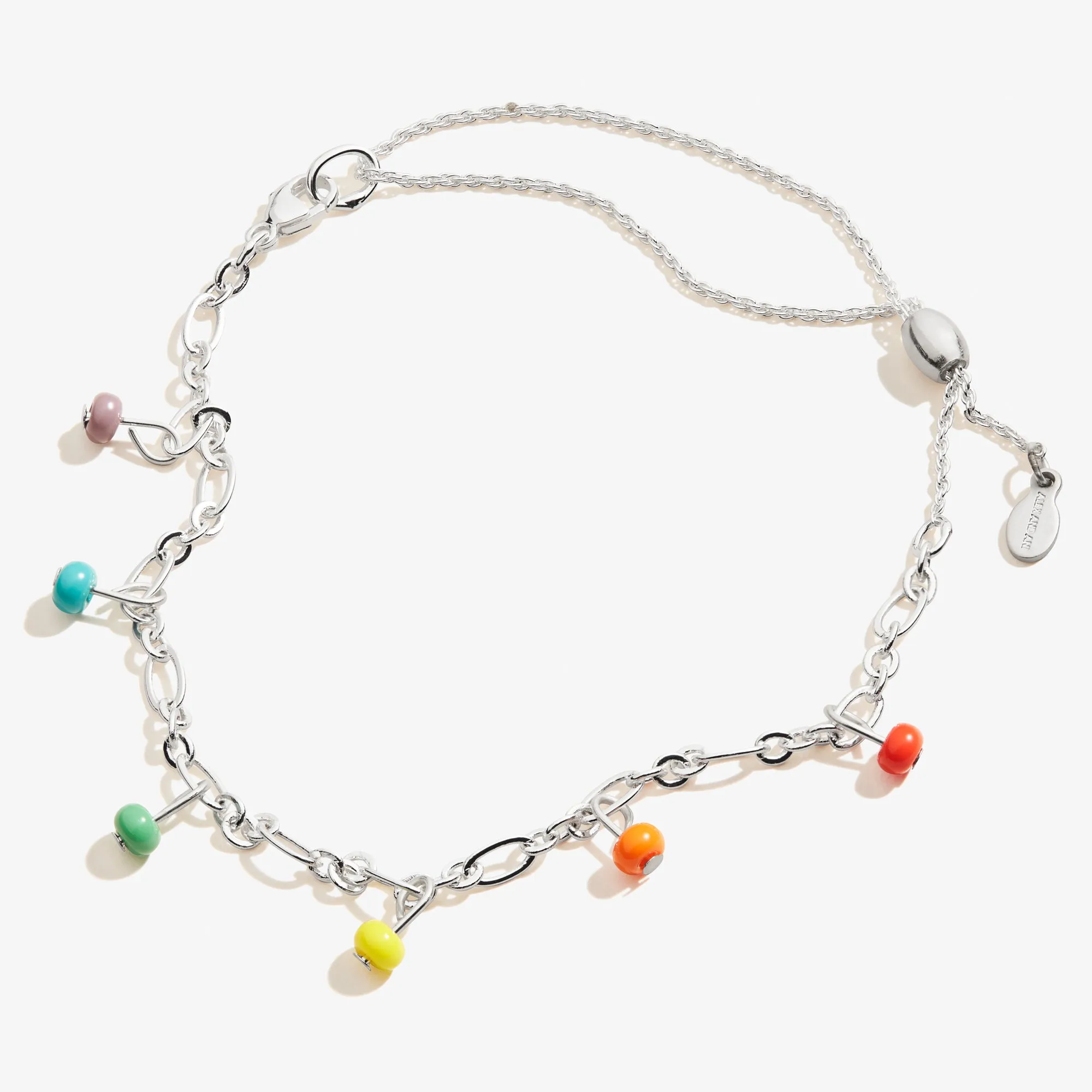 Rainbow Beaded Anklet sold by Alex and Ani