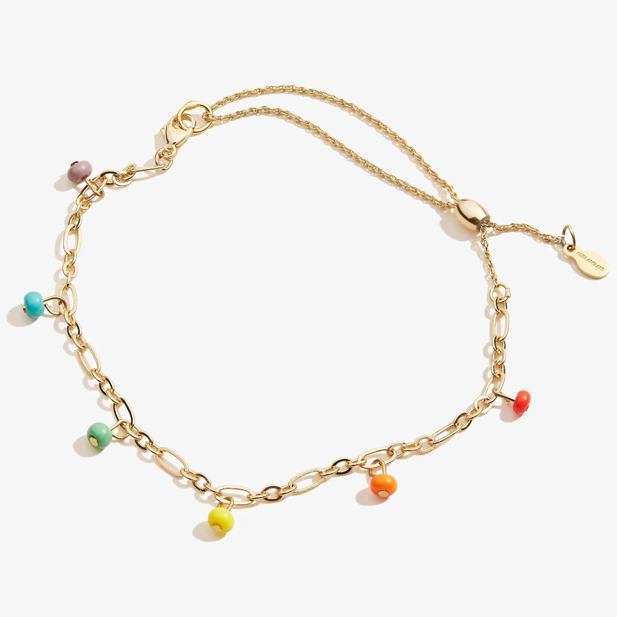 Rainbow Beaded Anklet sold by Alex and Ani product image thumbnail 2