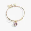 October Birthstone Charm Bangle, Rose sold by Alex and Ani