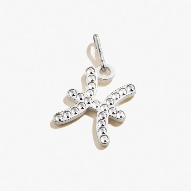 Pisces Zodiac Pavé Crystal Charm sold by Alex and Ani